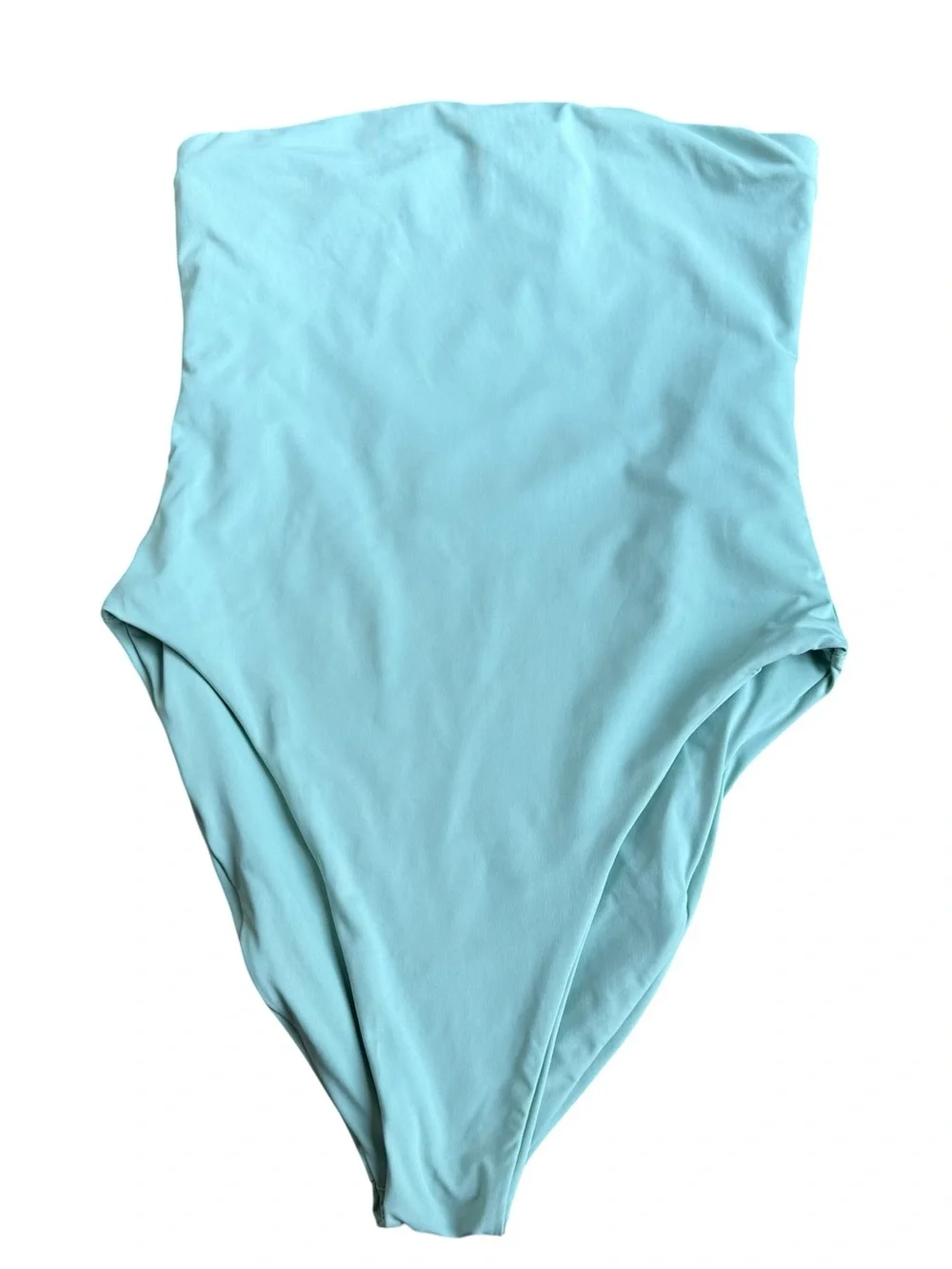 Free People x Toast signature tube one piece swimsuit size large mint green